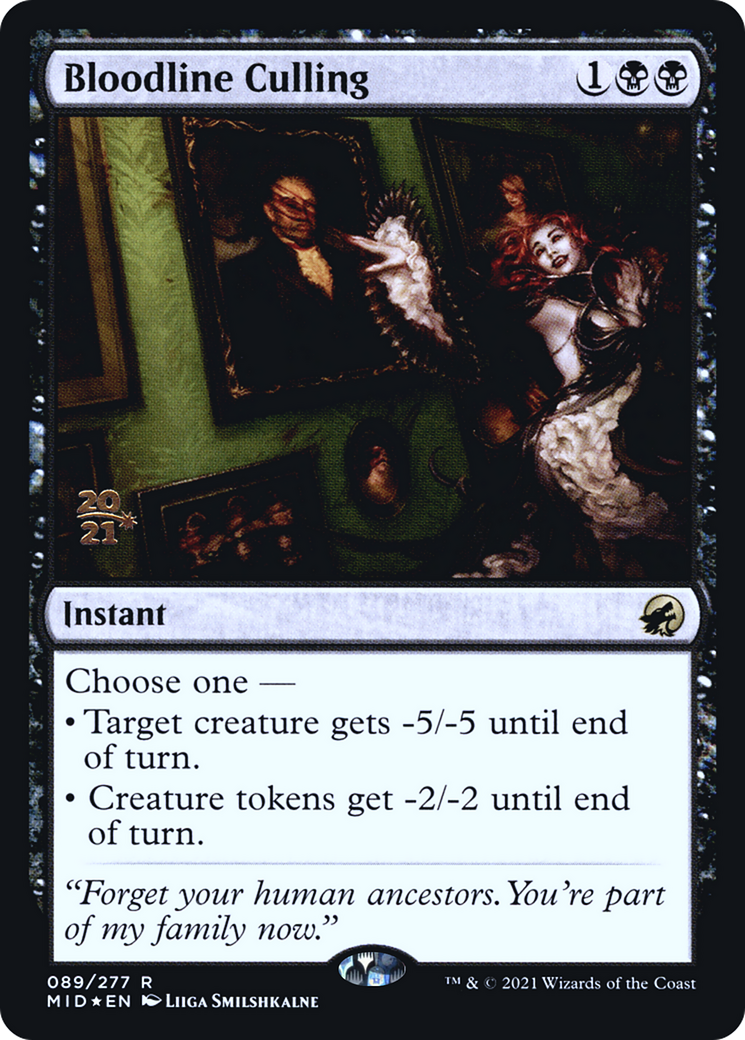 Image of Bloodline Culling [Innistrad: Midnight Hunt Prerelease Promos]