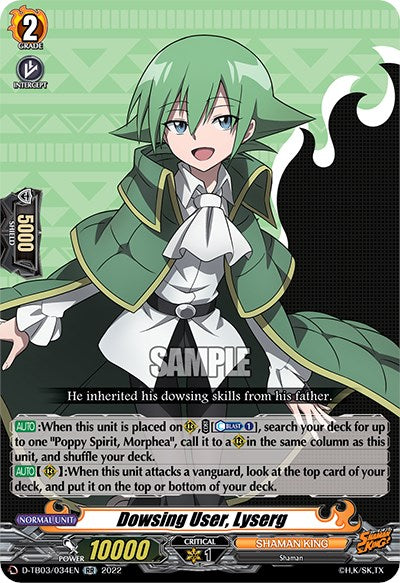 Image of Dowsing User, Lyserg (D-TB03/034EN) [Shaman King]