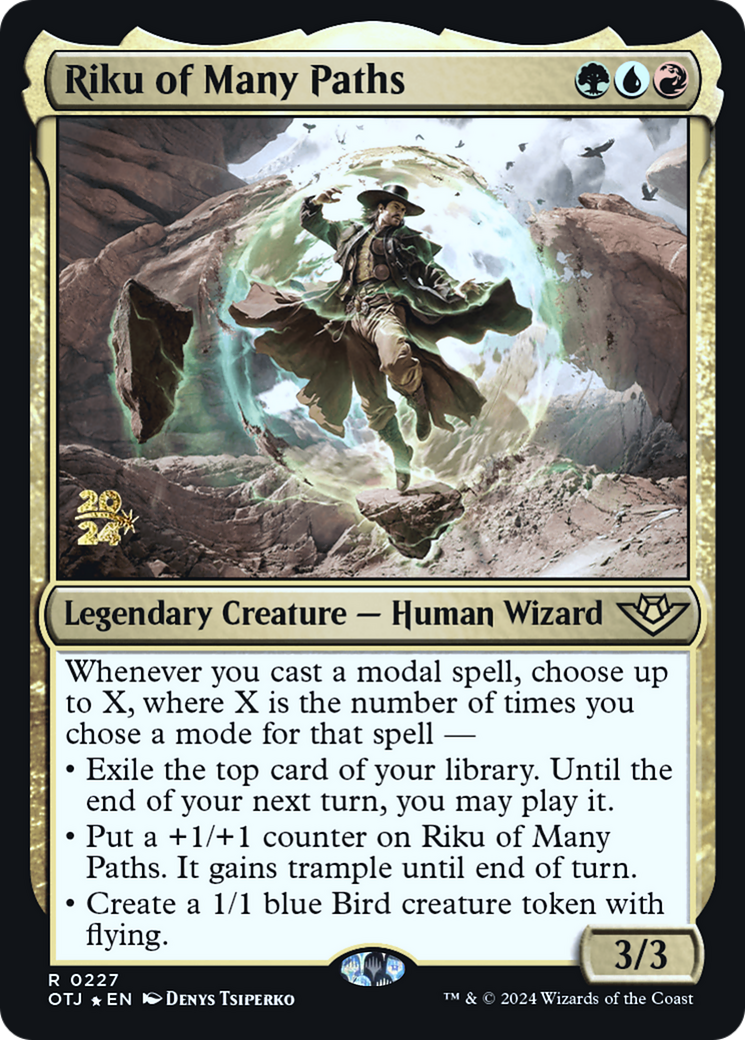 Image of Riku of Many Paths [Outlaws of Thunder Junction Prerelease Promos]