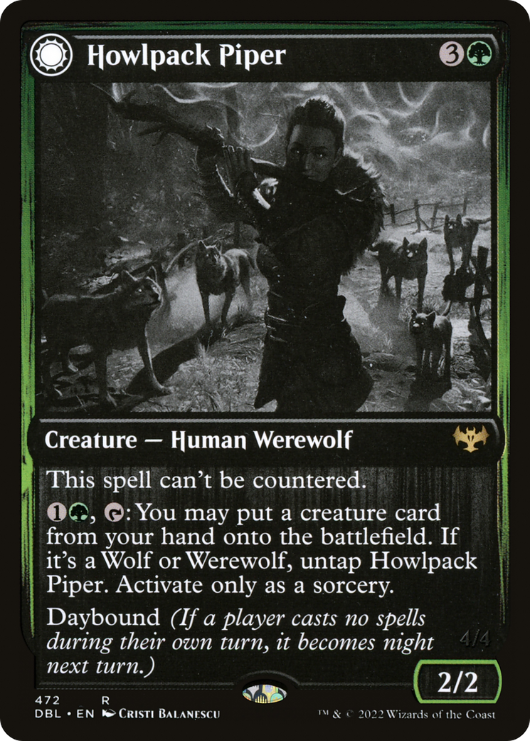 Image of Howlpack Piper // Wildsong Howler [Innistrad: Double Feature]