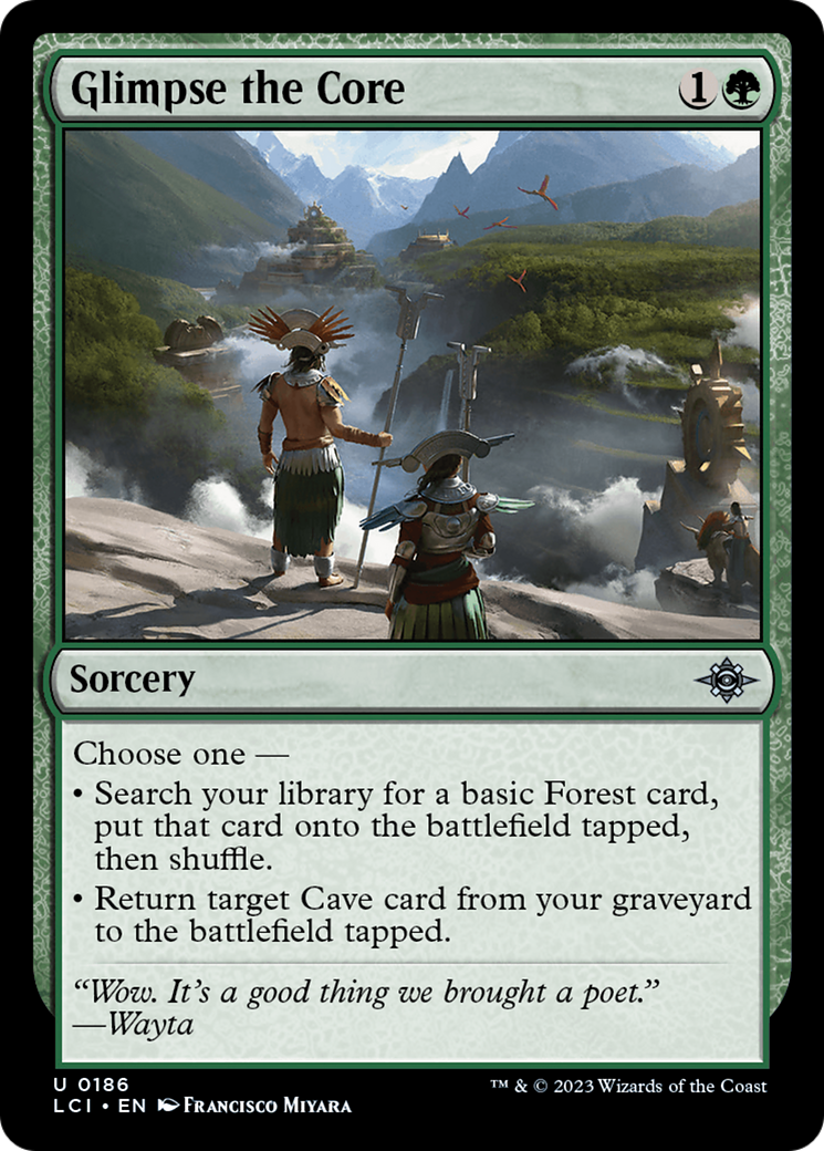Image of Glimpse the Core [The Lost Caverns of Ixalan]