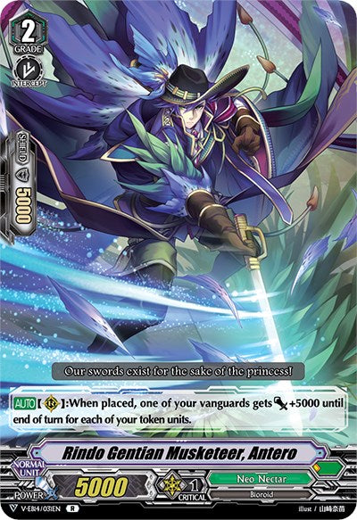 Image of Rindo Gentian Musketeer, Antero (V-EB14/031EN) [The Next Stage]