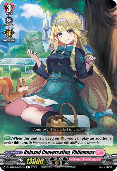 Image of Relaxed Conversation, Philomena (D-LBT01/060EN) [Lyrical Melody]