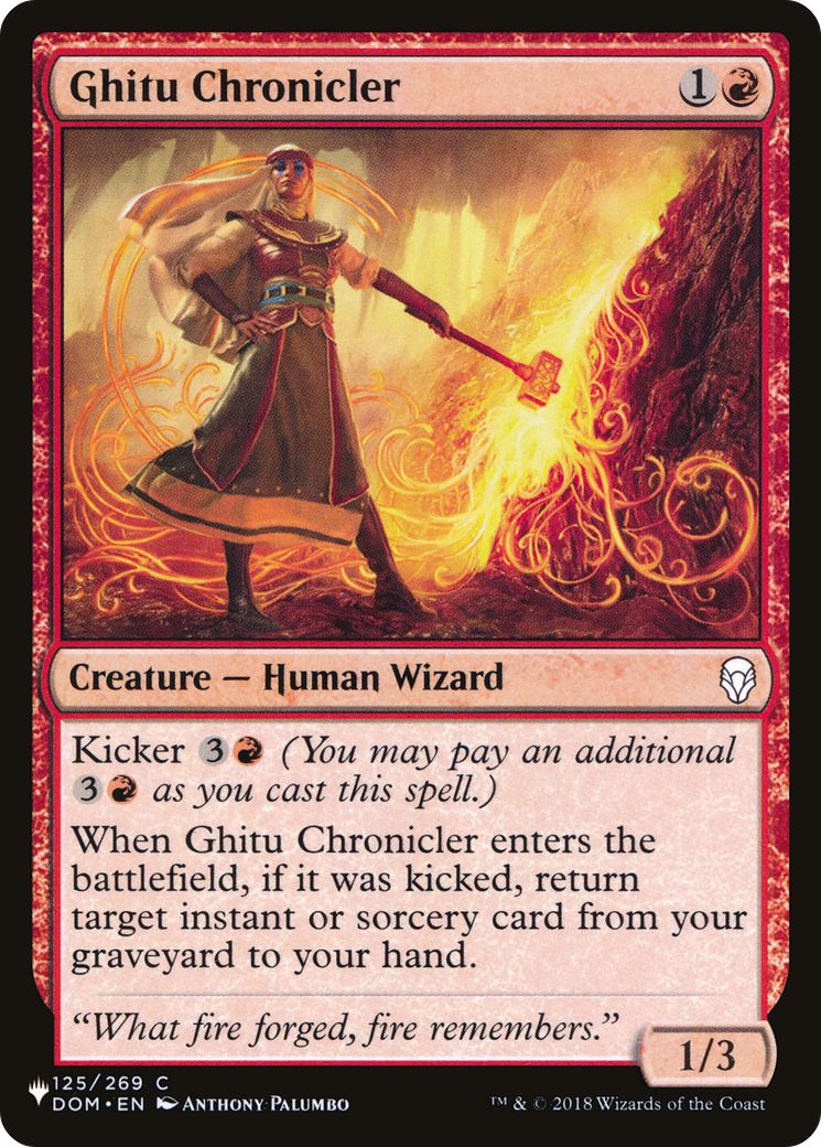 Image of Ghitu Chronicler [The List]