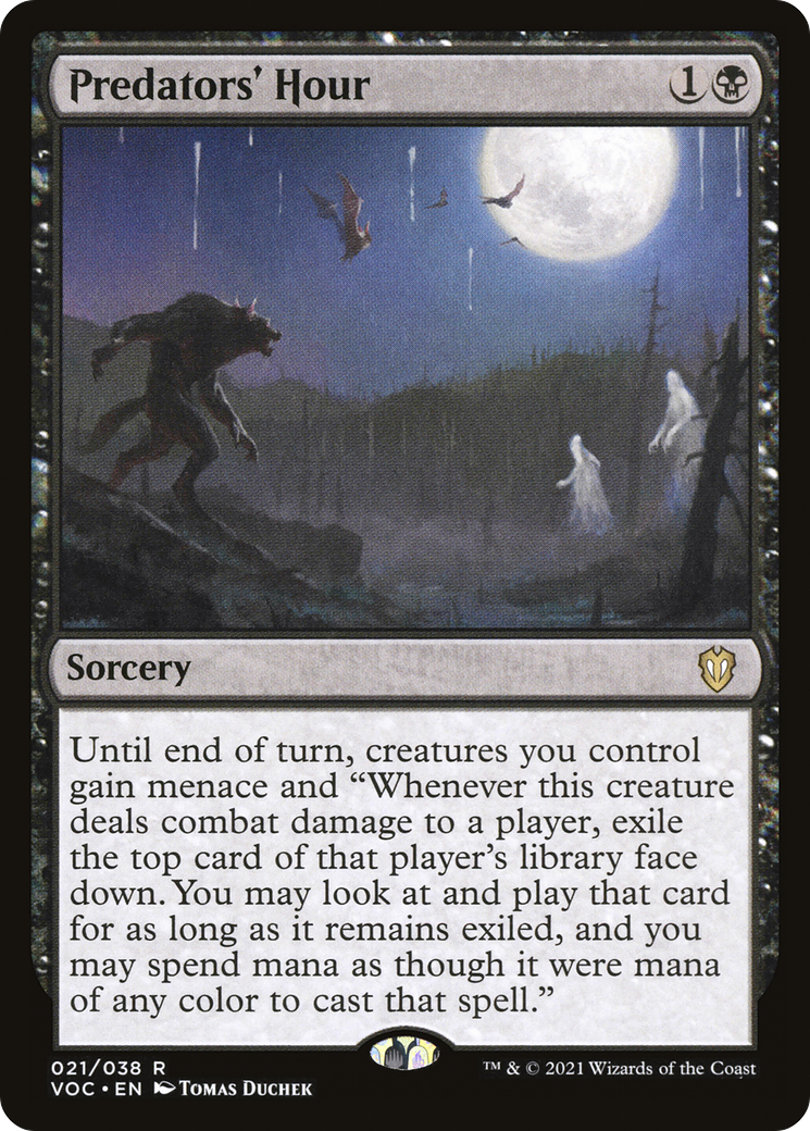 Image of Predators' Hour [Innistrad: Crimson Vow Commander]