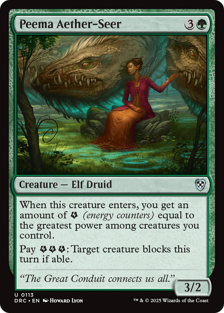 Image of Peema Aether-Seer [Aetherdrift Commander]