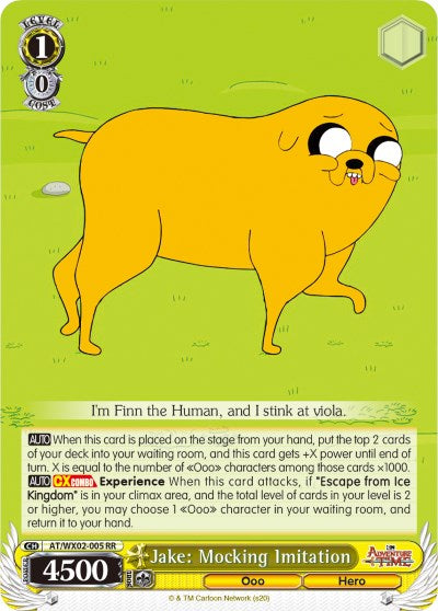 Image of Jake: Mocking Imitation (AT/WX02-005 RR) [Adventure Time]