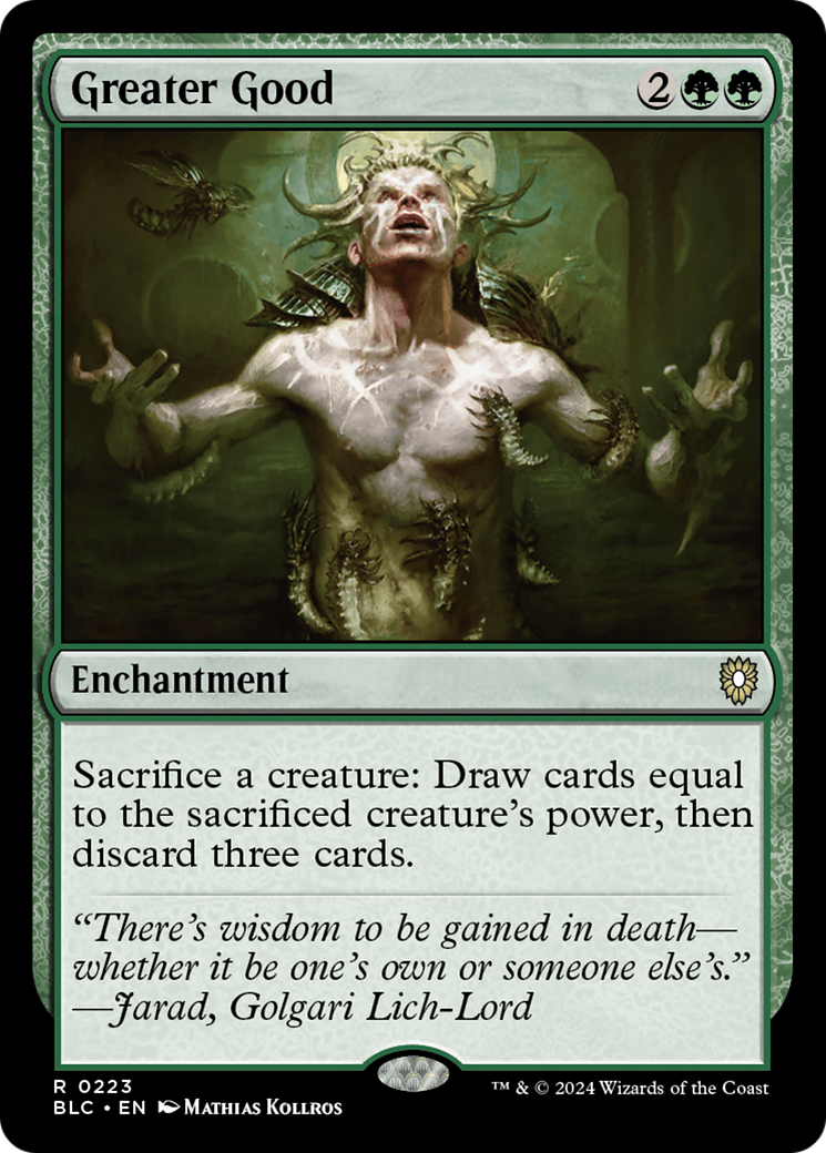 Image of Greater Good [Bloomburrow Commander]