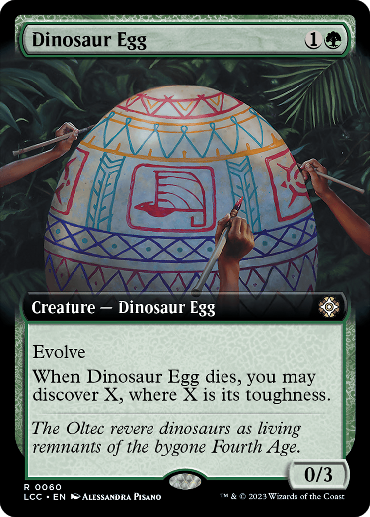 Image of Dinosaur Egg (Extended Art) [The Lost Caverns of Ixalan Commander]