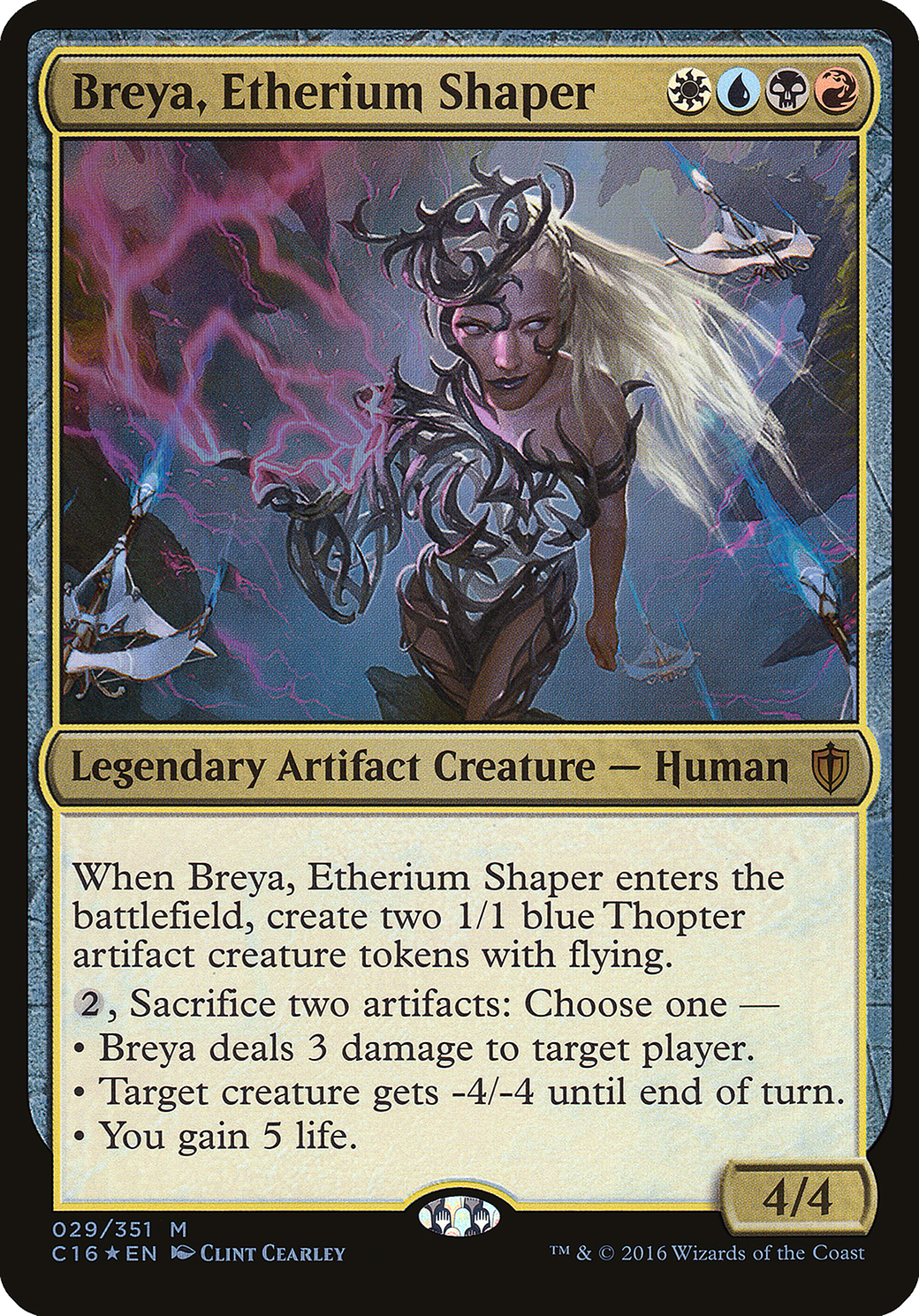 Image of Breya, Etherium Shaper (Oversized) [Commander 2016 Oversized]