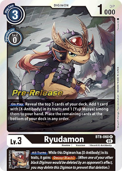 Image of Ryudamon [BT8-060] [New Awakening Pre-Release Cards]