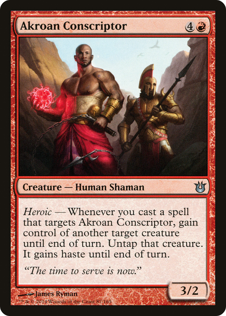Image of Akroan Conscriptor [Born of the Gods]
