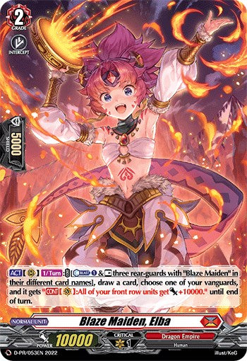 Image of Blaze Maiden, Elba (D-PR/053EN) [D Promo Cards]