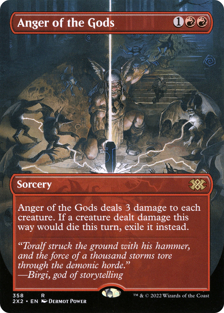 Image of Anger of the Gods (Borderless Alternate Art) [Double Masters 2022]