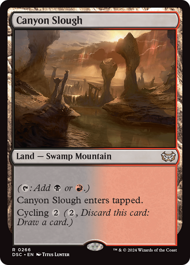 Image of Canyon Slough [Duskmourn: House of Horror Commander]