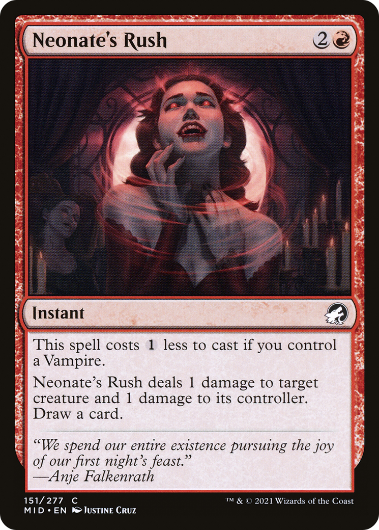 Image of Neonate's Rush [Innistrad: Midnight Hunt]