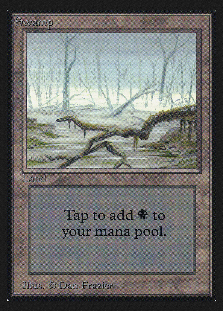 Image of Swamp (White Fog in Trees) [International Collectors' Edition]