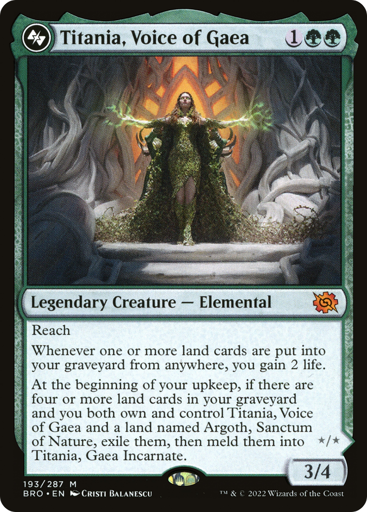 Image of Titania, Voice of Gaea [The Brothers' War]