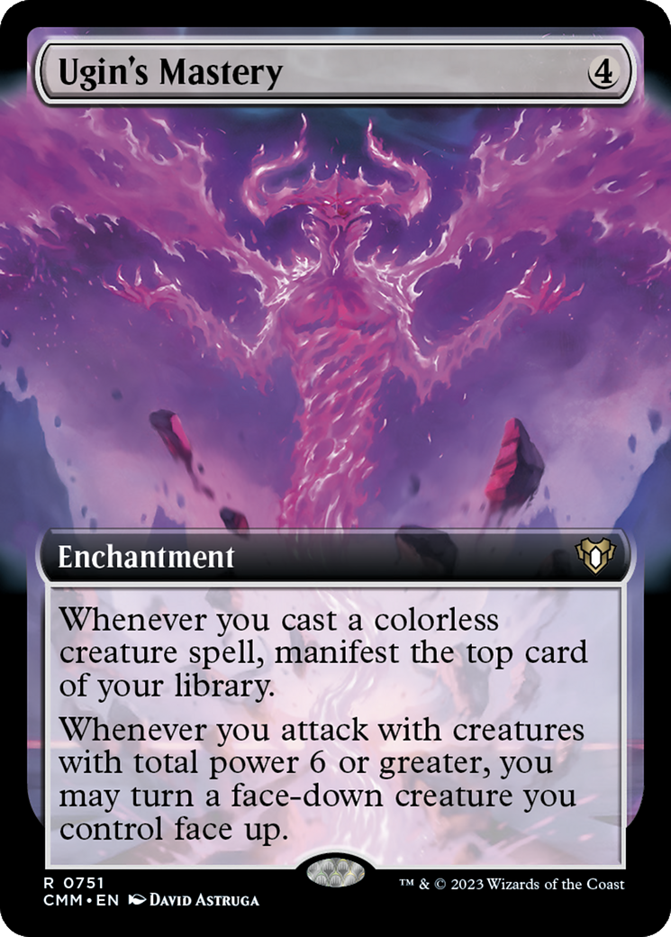 Image of Ugin's Mastery (Extended Art) [Commander Masters]
