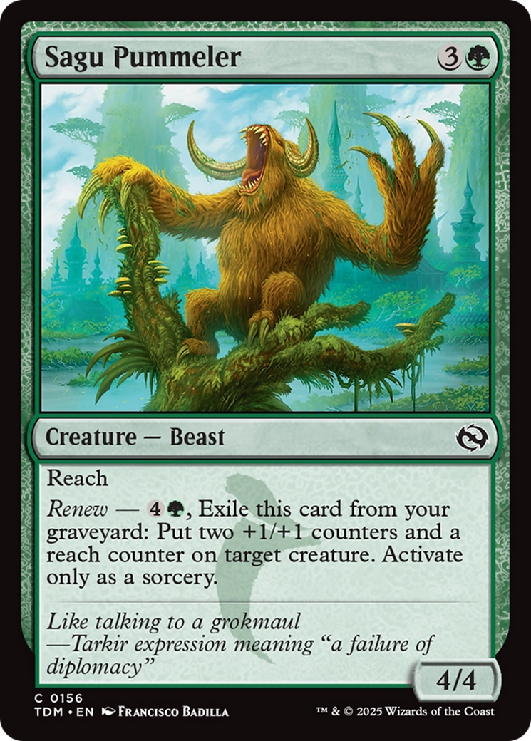 Image of Sagu Pummeler [Tarkir: Dragonstorm]