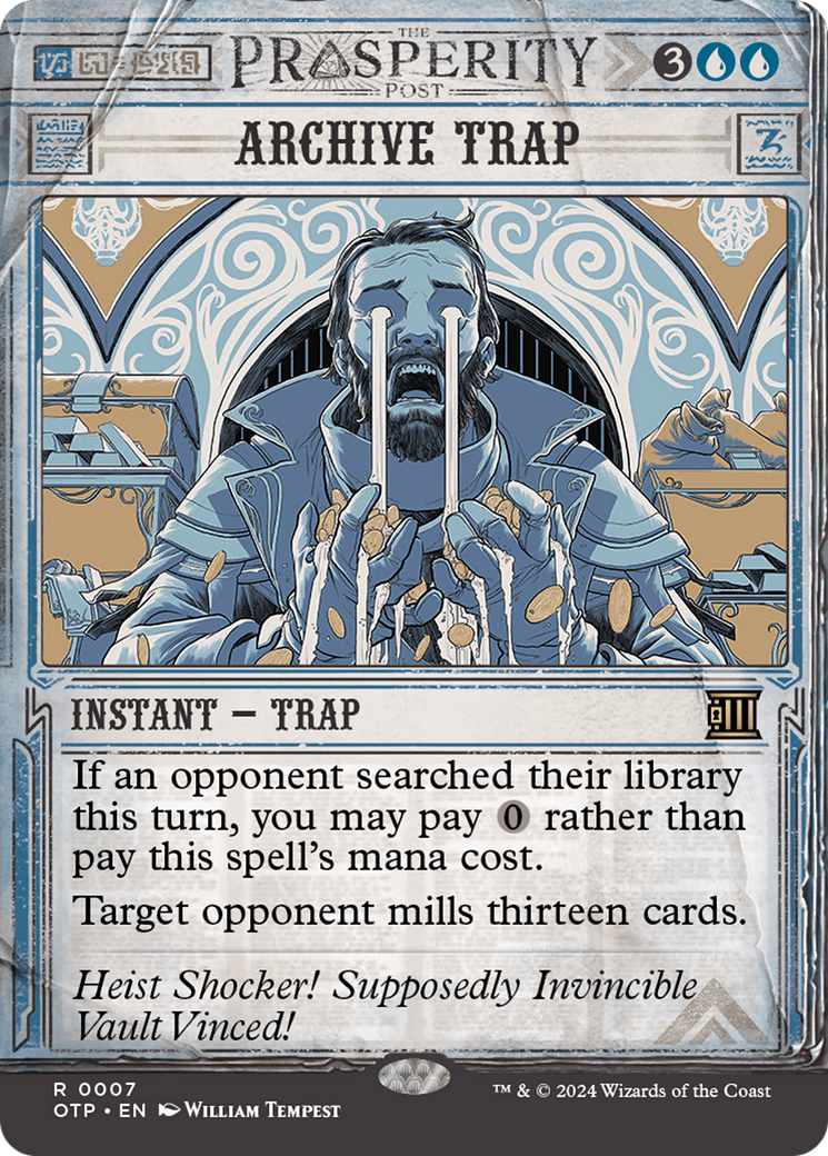 Image of Archive Trap [Outlaws of Thunder Junction: Breaking News]