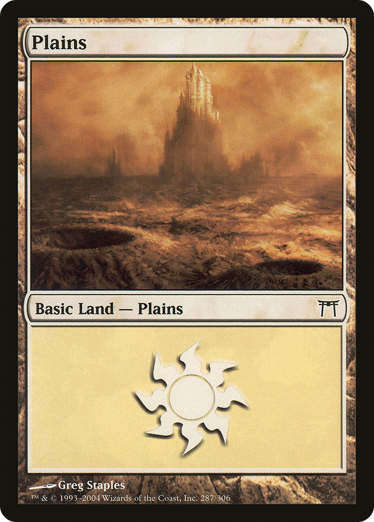 Image of Plains (287) [Champions of Kamigawa]