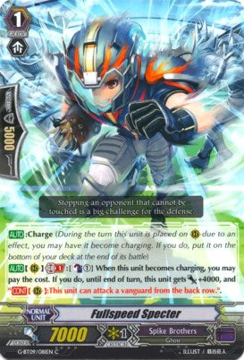 Image of Fullspeed Specter (G-BT09/081EN) [Divine Dragon Caper]