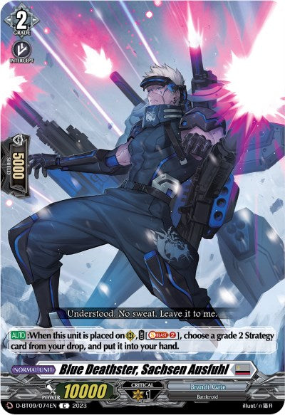 Image of Blue Deathster, Sachsen Ausfuhl (D-BT09/074EN) [Dragontree Invasion]