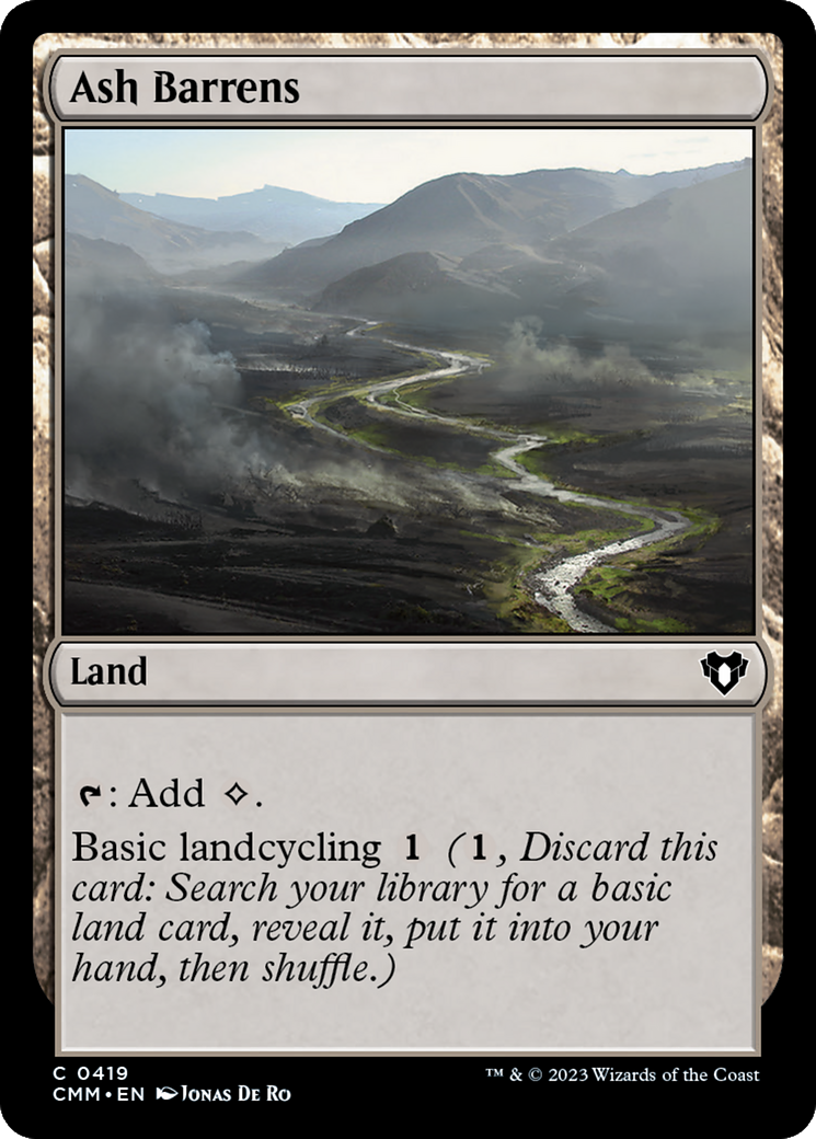 Image of Ash Barrens [Commander Masters]