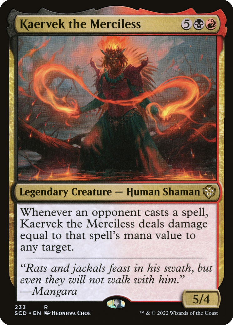 Image of Kaervek the Merciless [Starter Commander Decks]