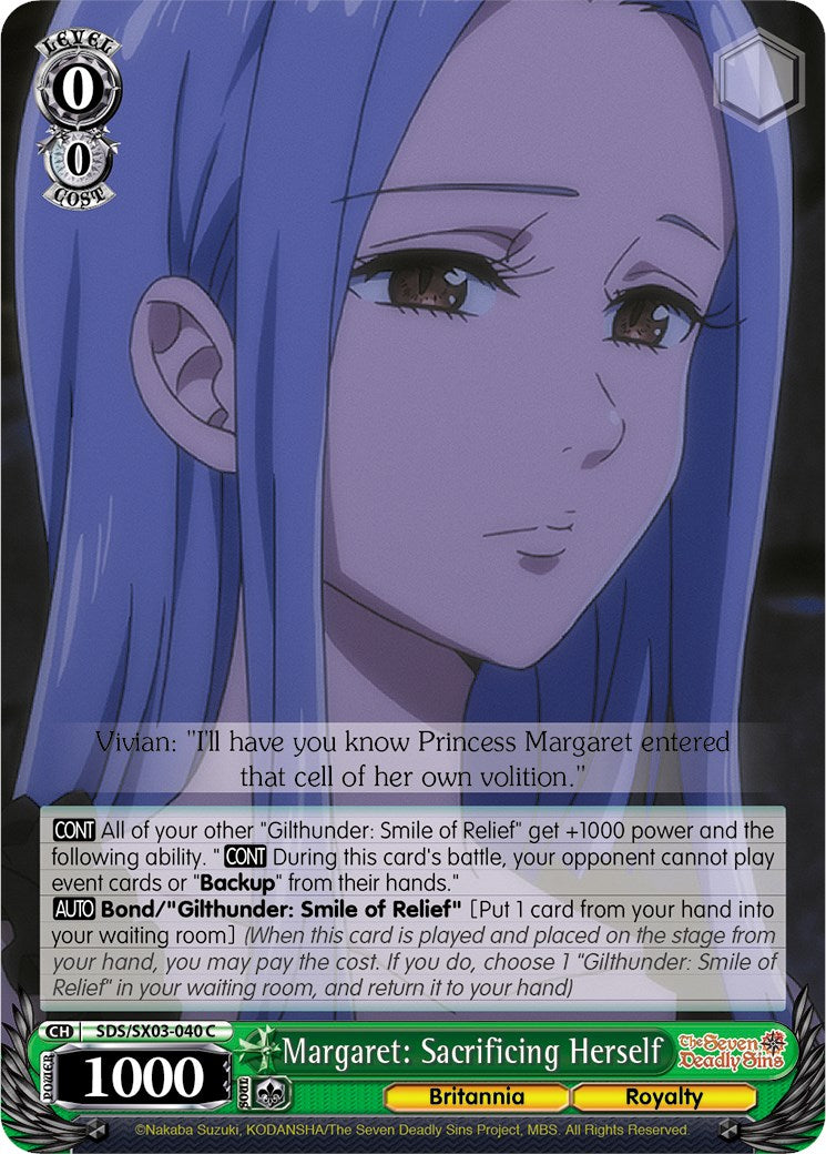 Image of Margaret: Sacrificing Herself (SDS/SX03-040 C) [The Seven Deadly Sins]