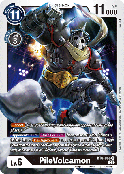 Image of PileVolcamon [BT6-066] [Double Diamond]