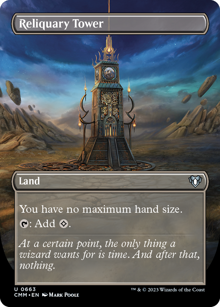 Image of Reliquary Tower (Borderless Alternate Art) [Commander Masters]