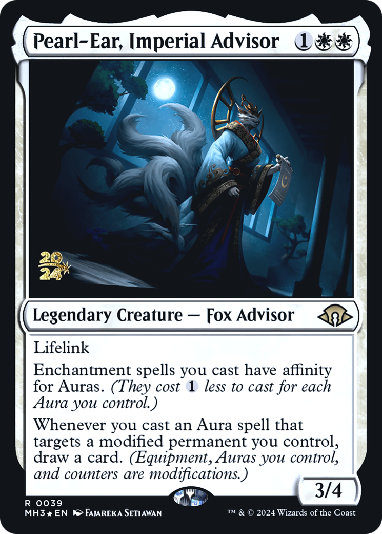 Image of Pearl-Ear, Imperial Advisor [Modern Horizons 3 Prerelease Promos]