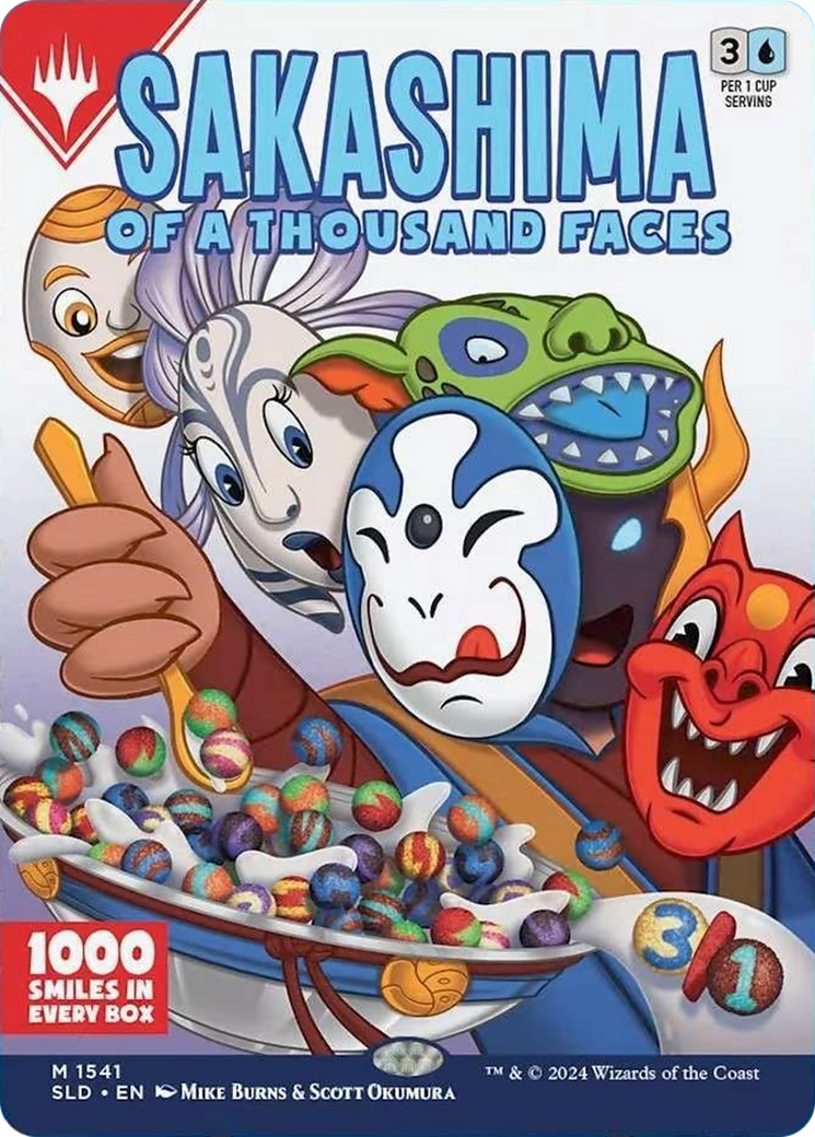 Image of Sakashima of a Thousand Faces (Rainbow Foil) [Secret Lair Drop Series]