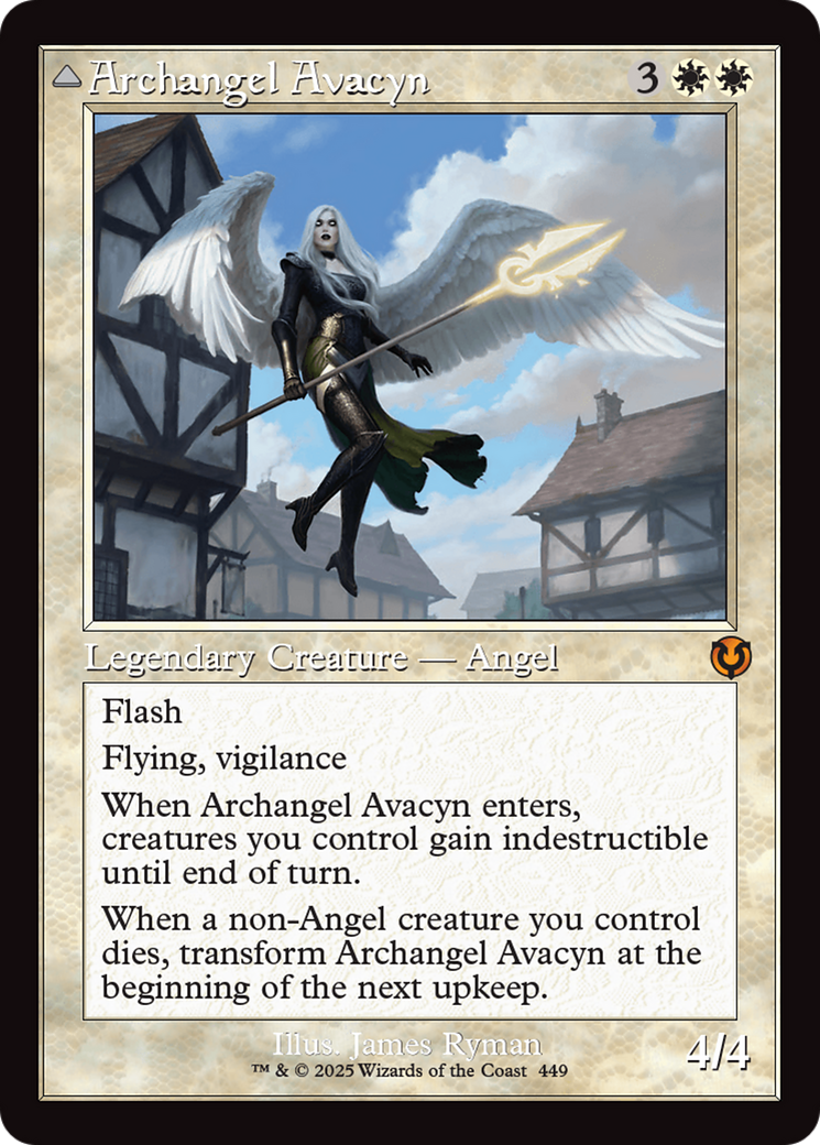 Image of Archangel Avacyn // Avacyn, the Purifier (Retro Frame) [Innistrad Remastered]