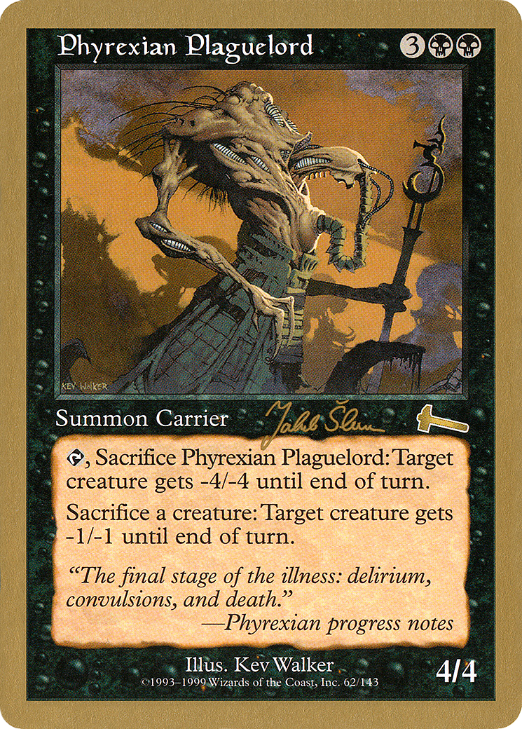 Image of Phyrexian Plaguelord (Jakub Slemr) [World Championship Decks 1999]