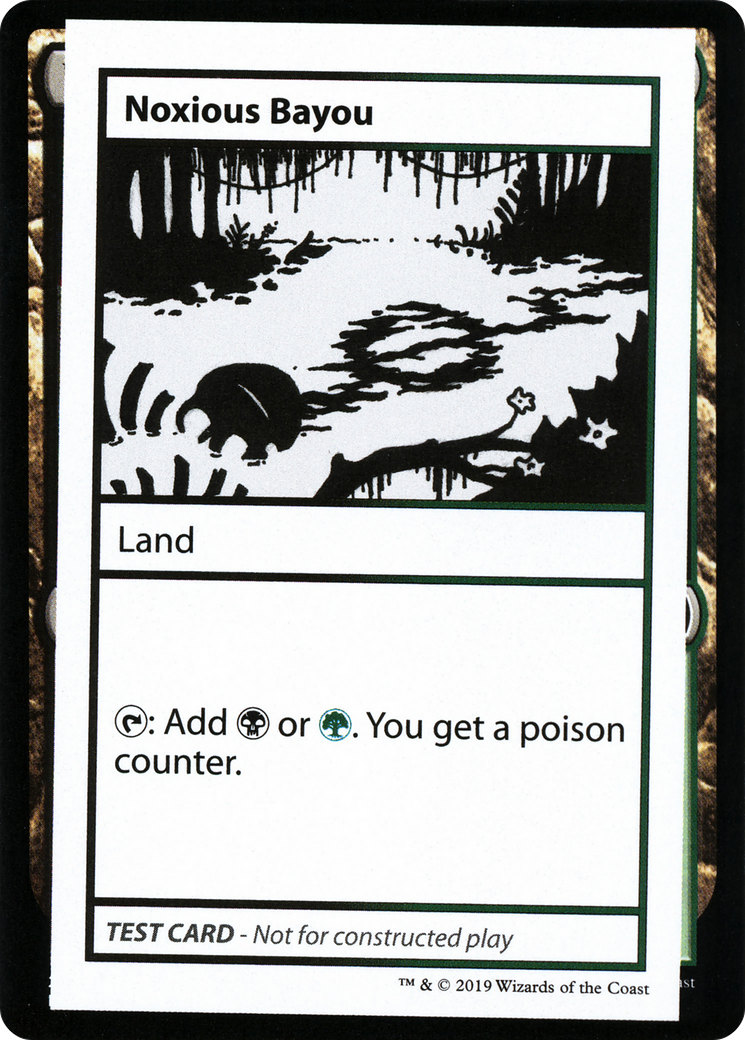 Image of Noxious Bayou (2021 Edition) [Mystery Booster Playtest Cards]