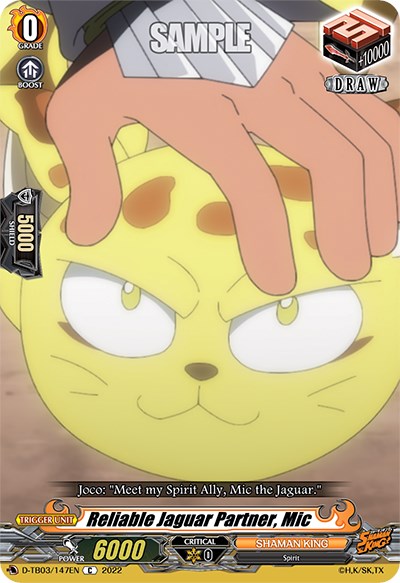 Image of Reliable Jaguar Partner, Mic (D-TB03/147EN) [Shaman King]