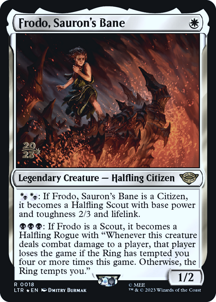 Image of Frodo, Sauron's Bane [The Lord of the Rings: Tales of Middle-Earth Prerelease Promos]