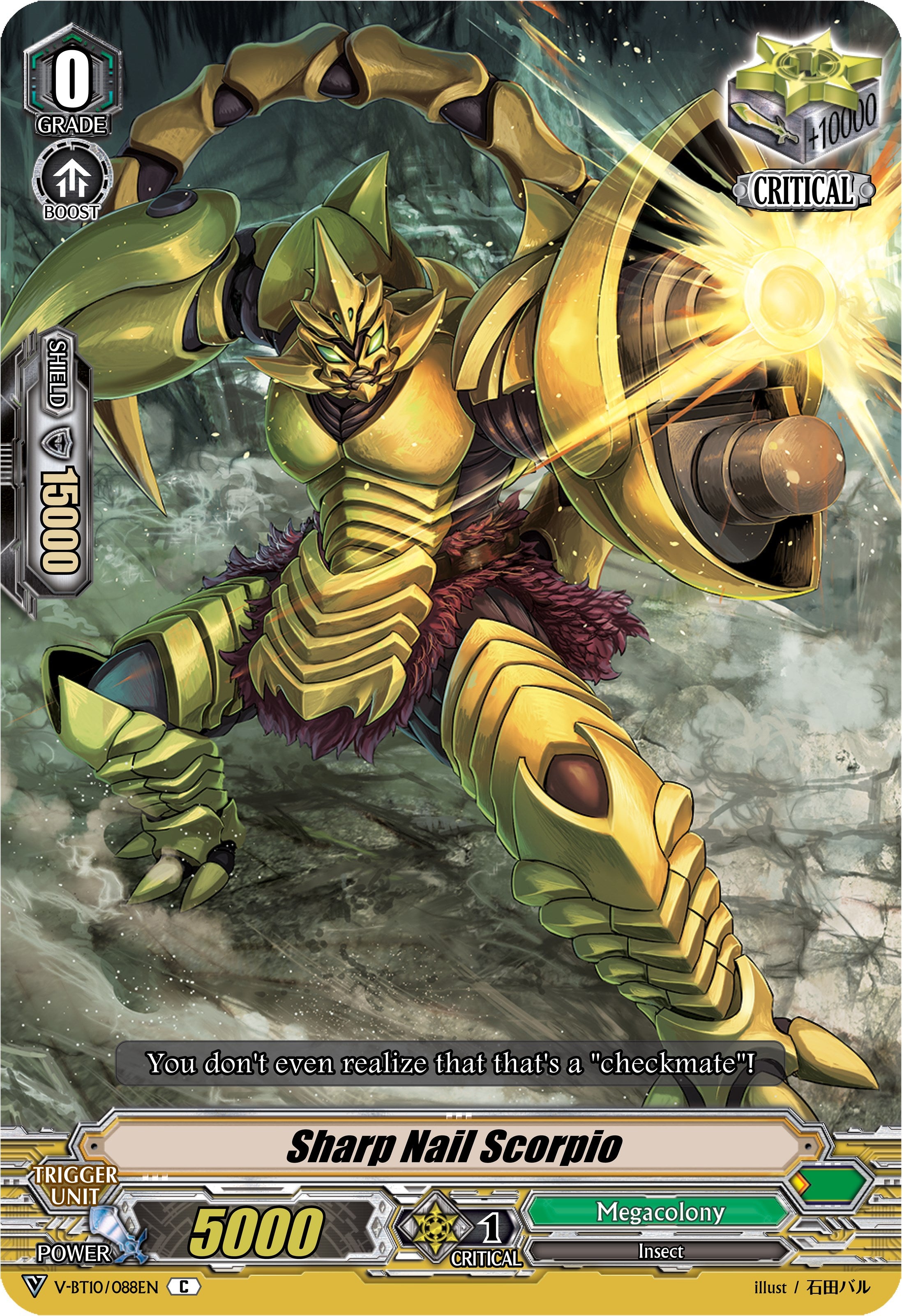 Image of Sharp Nail Scorpio (V-BT10/088EN) [Phantom Dragon Aeon]