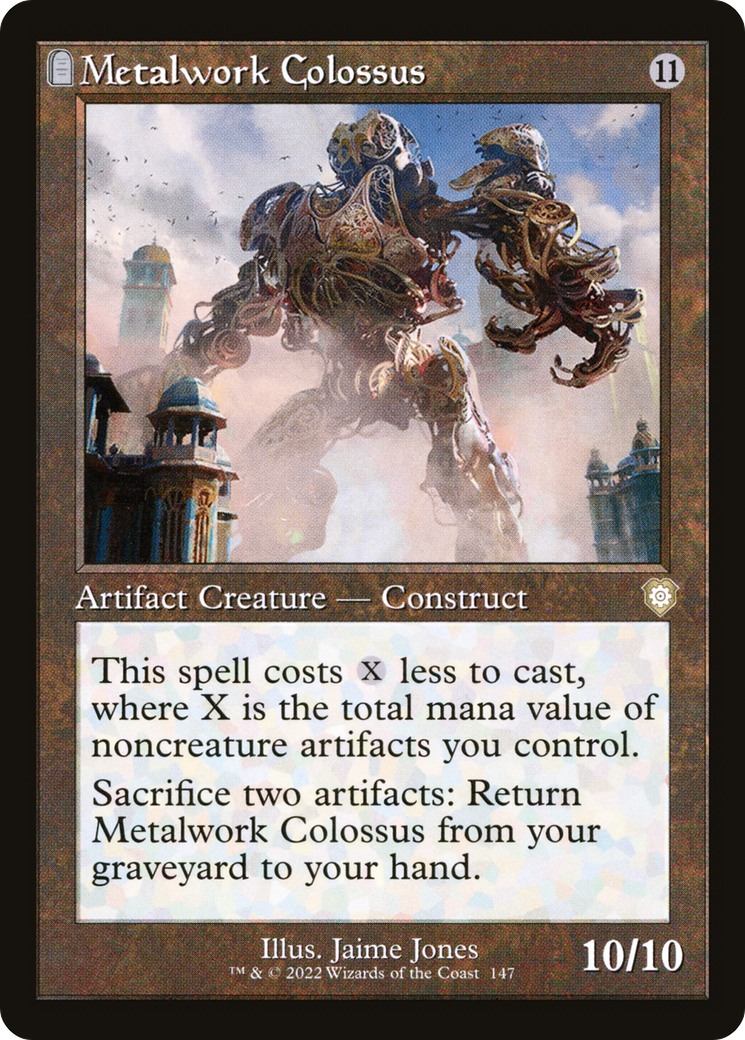 Image of Metalwork Colossus (Retro) [The Brothers' War Commander]