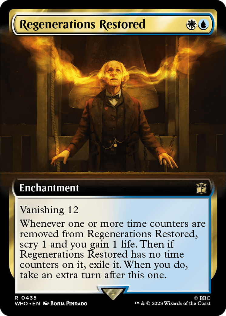 Image of Regenerations Restored (Extended Art) [Doctor Who]