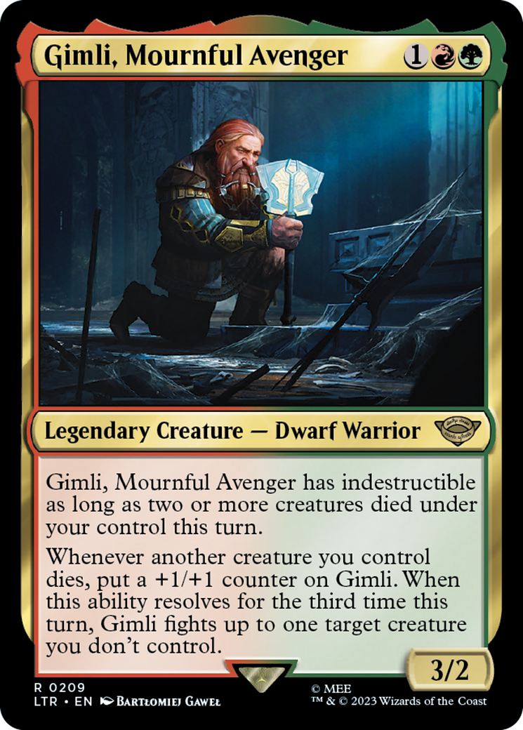 Image of Gimli, Mournful Avenger [The Lord of the Rings: Tales of Middle-Earth]