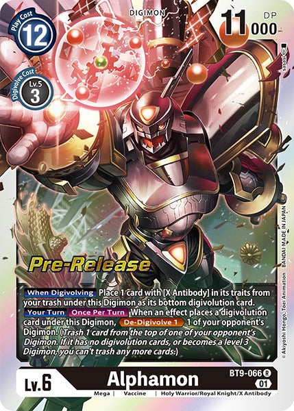 Image of Alphamon [BT9-066] [X Record Pre-Release Promos]