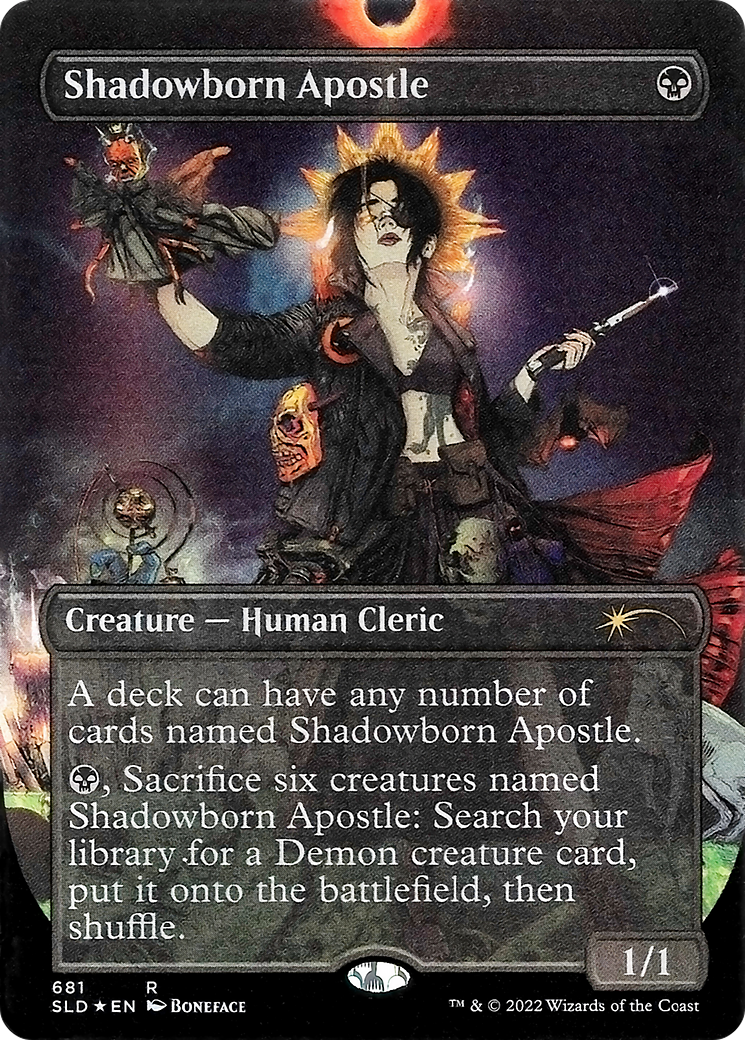 Image of Shadowborn Apostle (681) (Borderless) [Secret Lair Drop Promos]