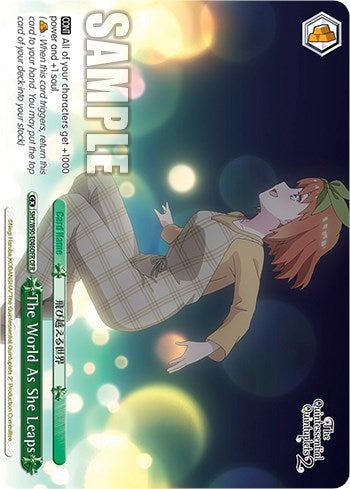Image of The World As She Leaps (5HY/W90-E046OFR OFR) [The Quintessential Quintuplets 2]