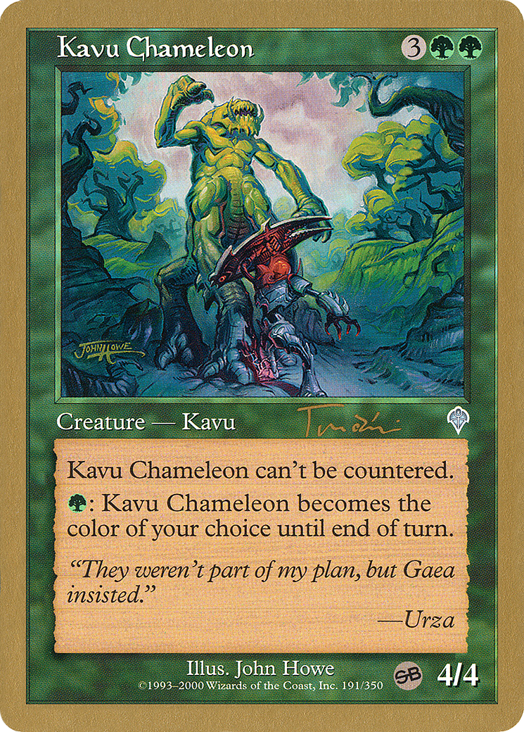 Image of Kavu Chameleon (Jan Tomcani) (SB) [World Championship Decks 2001]