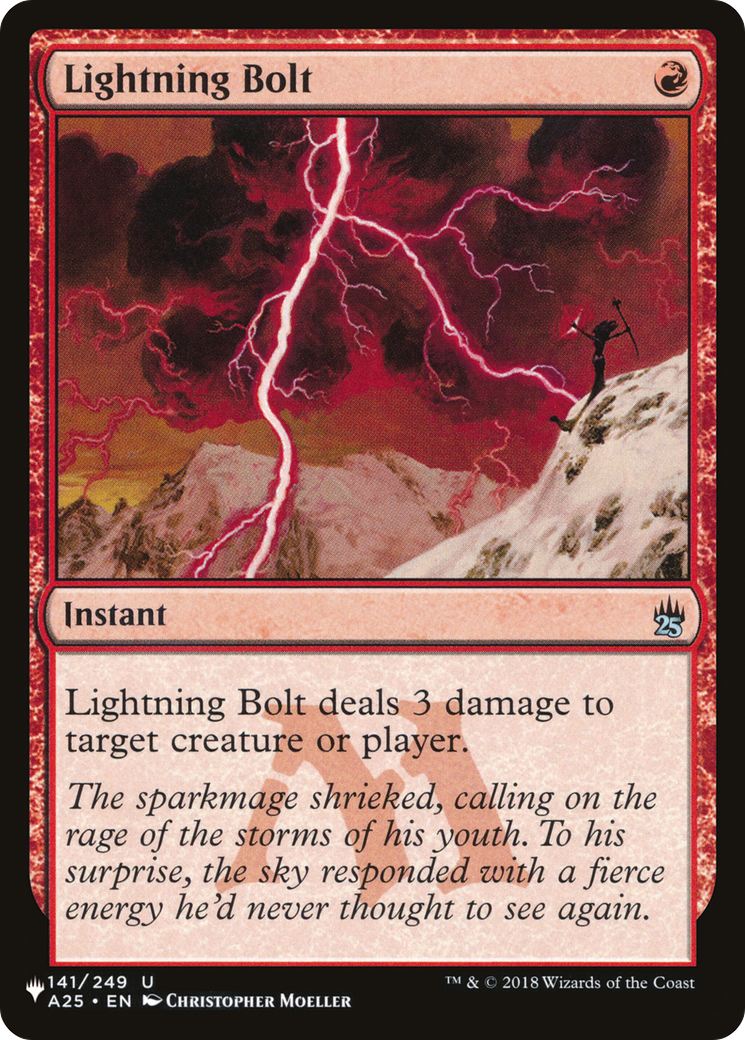 Image of Lightning Bolt (141/249) [The List]