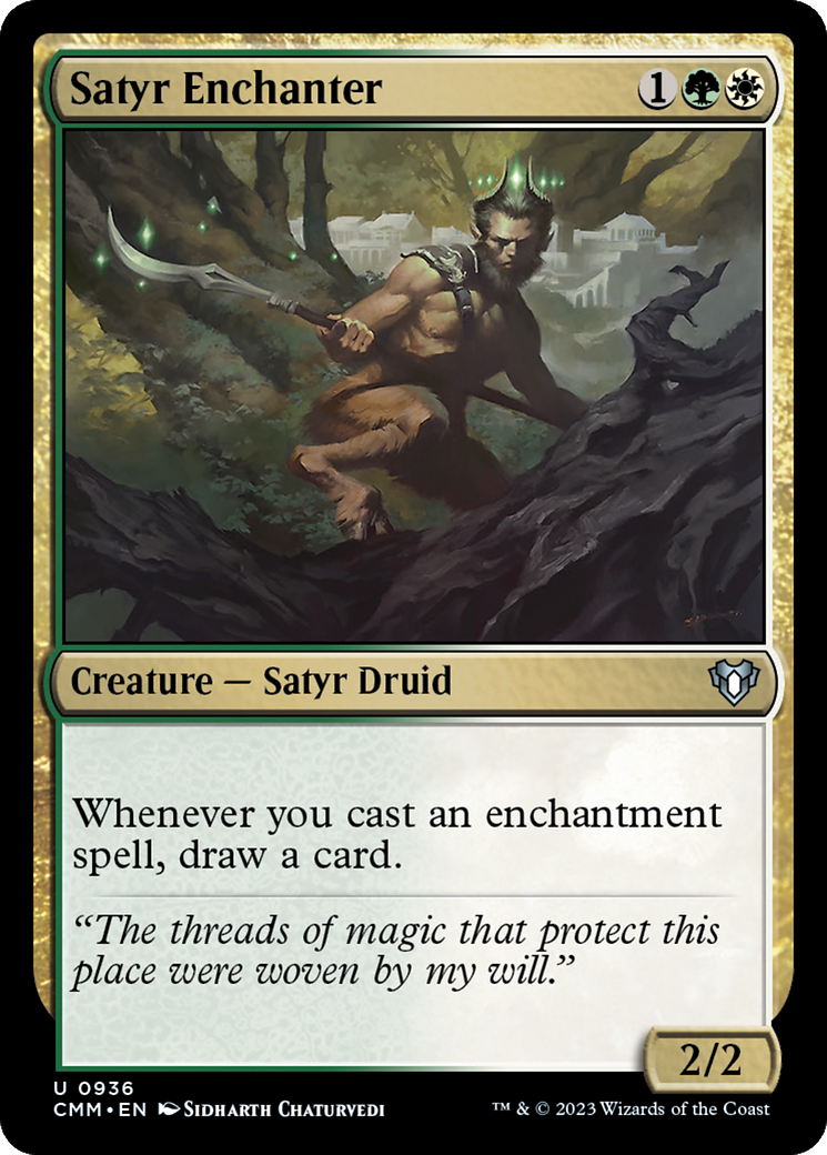 Image of Satyr Enchanter [Commander Masters]